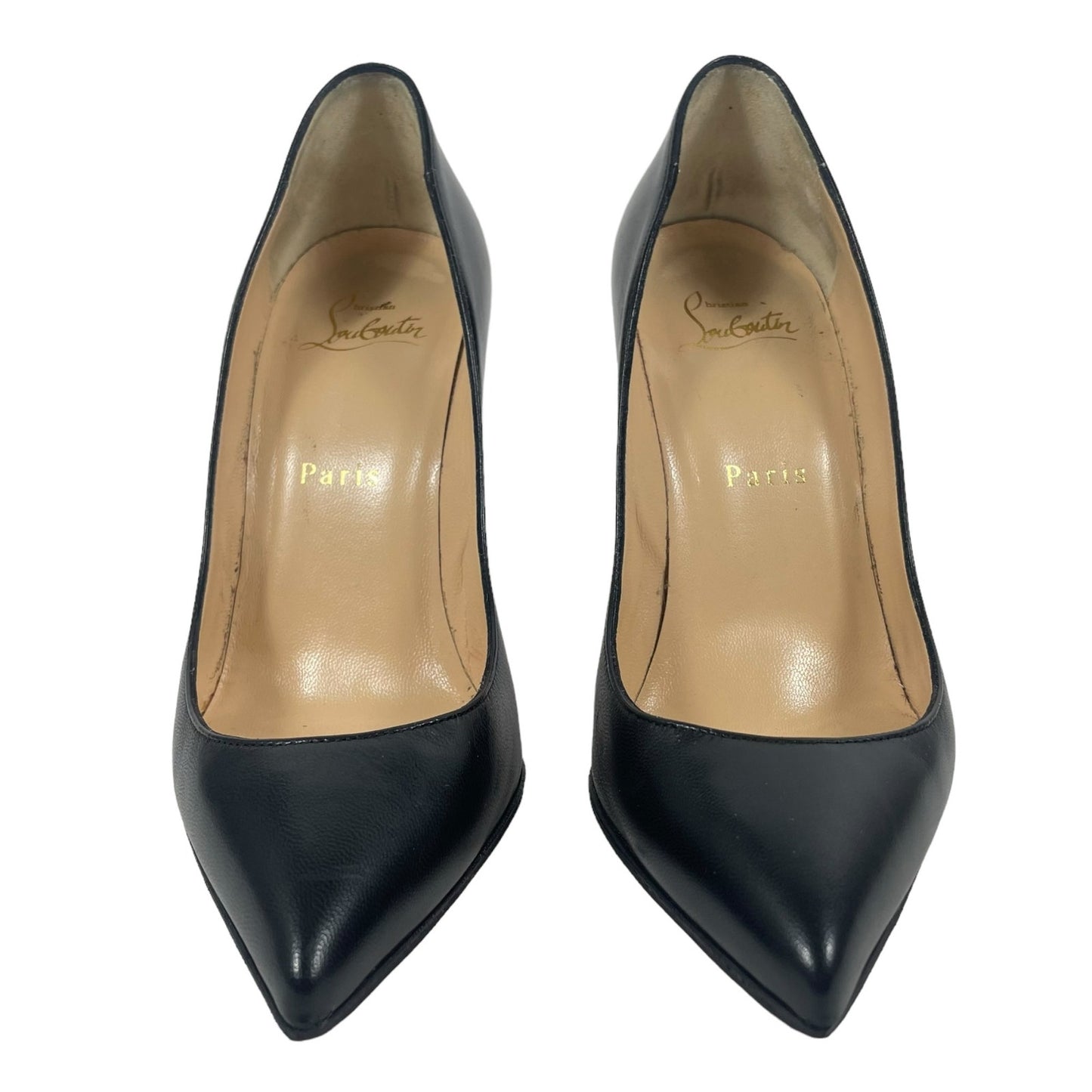 Christian Louboutin Pigalle Follies 100mm Pointed Toe Pumps Size 36.5