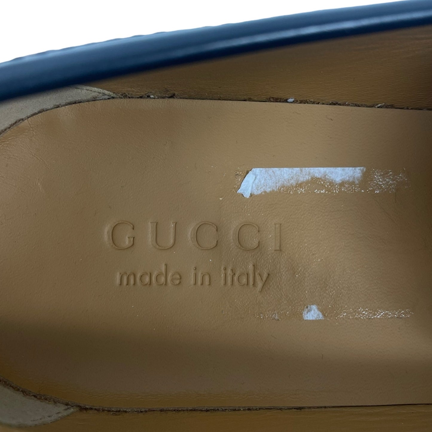 Gucci Kaveh Leather Loafers with Horsebit Black Size 12/ 12.5