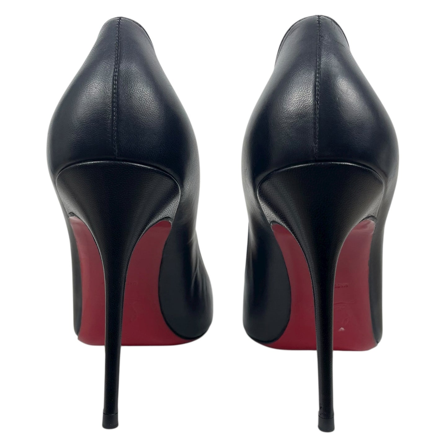 Christian Louboutin Decollete 554 100mm Kid Leather Pump Black Size 42