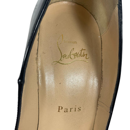 Christian Louboutin So Kate 120mm Patent Leather Pumps Black Size 39.5