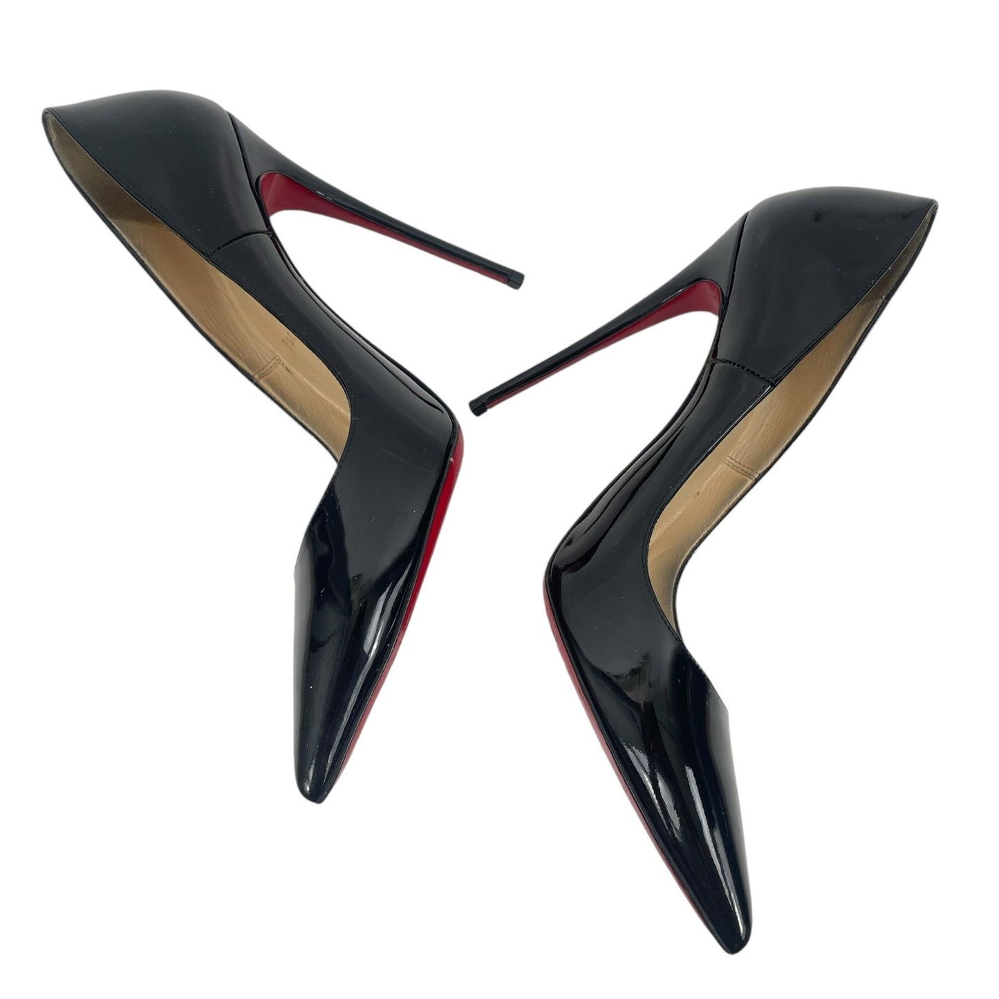 Christian Louboutin So Kate 120mm Patent Leather Pumps Black Size 39.5