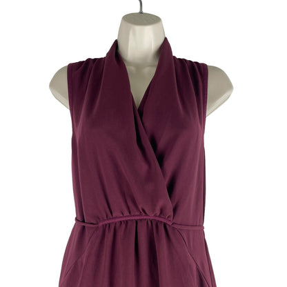 Aritzia Wilfred Sabine Sleeveless Faux Wrap Mini Dress Red Size XS