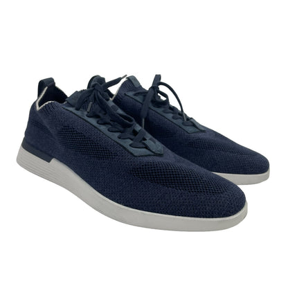 Wolf and Shepherd SupremeKnit Trainer Lace Up Navy White Men Size 10M