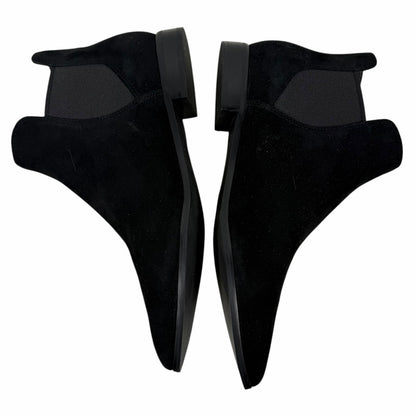 Cole Haan Hara Suede Pointed Toe Chelsea Ankle Boots Black Size 8B