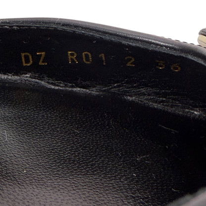 Valentino Garavani V Logo Calfskin 80mm Slingback Pump Black Size 36
