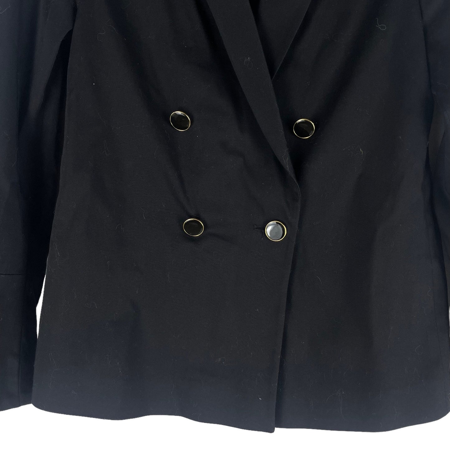 AYR The Coast Double Breasted Blazer Jacket Black Size 2