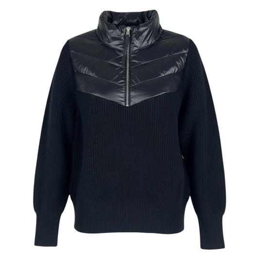 Varley Daines Padded Half Zip Jacket Pullover Sweater Black Size XL