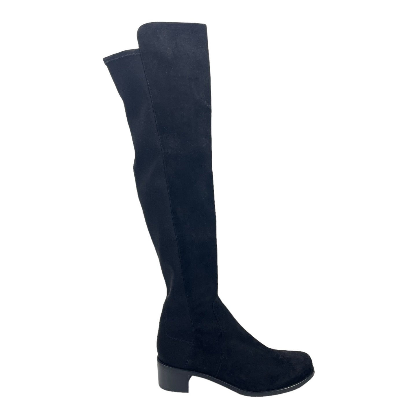 Stuart Weitzman 5050 Over the Knee Boots Suede Black Size 9.5