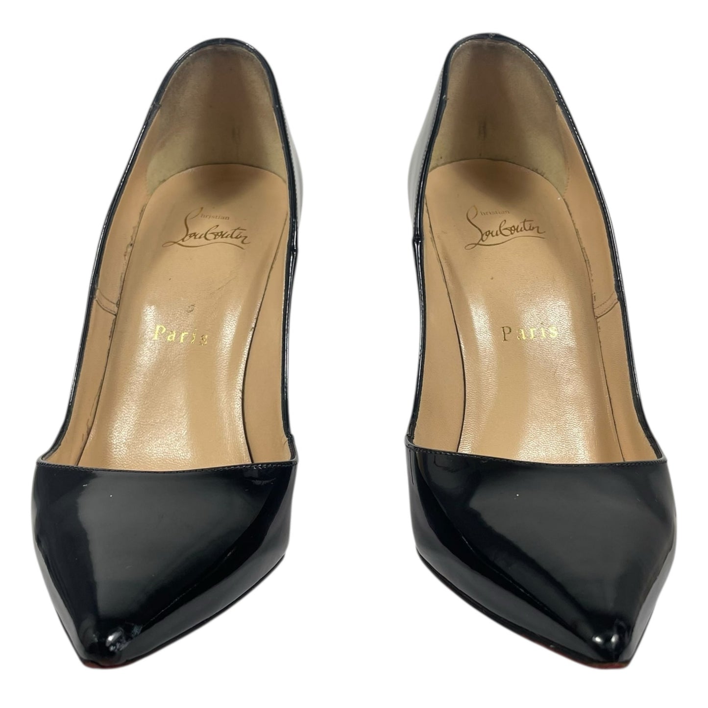 Christian Louboutin So Kate 120mm Patent Leather Pumps Black Size 39.5