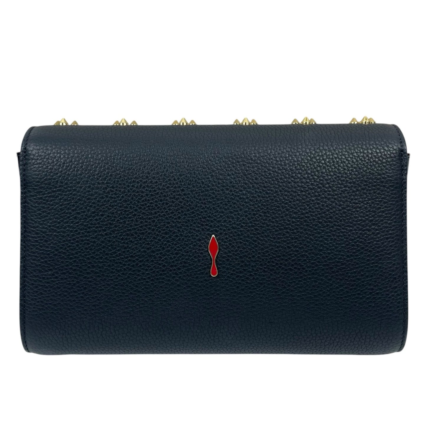 Christian Louboutin Paloma Loubinthesky Clutch Wallet on Chain Black Multi