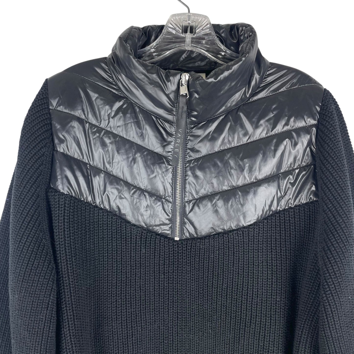 Varley Daines Padded Half Zip Jacket Pullover Sweater Black Size XL