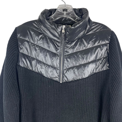 Varley Daines Padded Half Zip Jacket Pullover Sweater Black Size XL