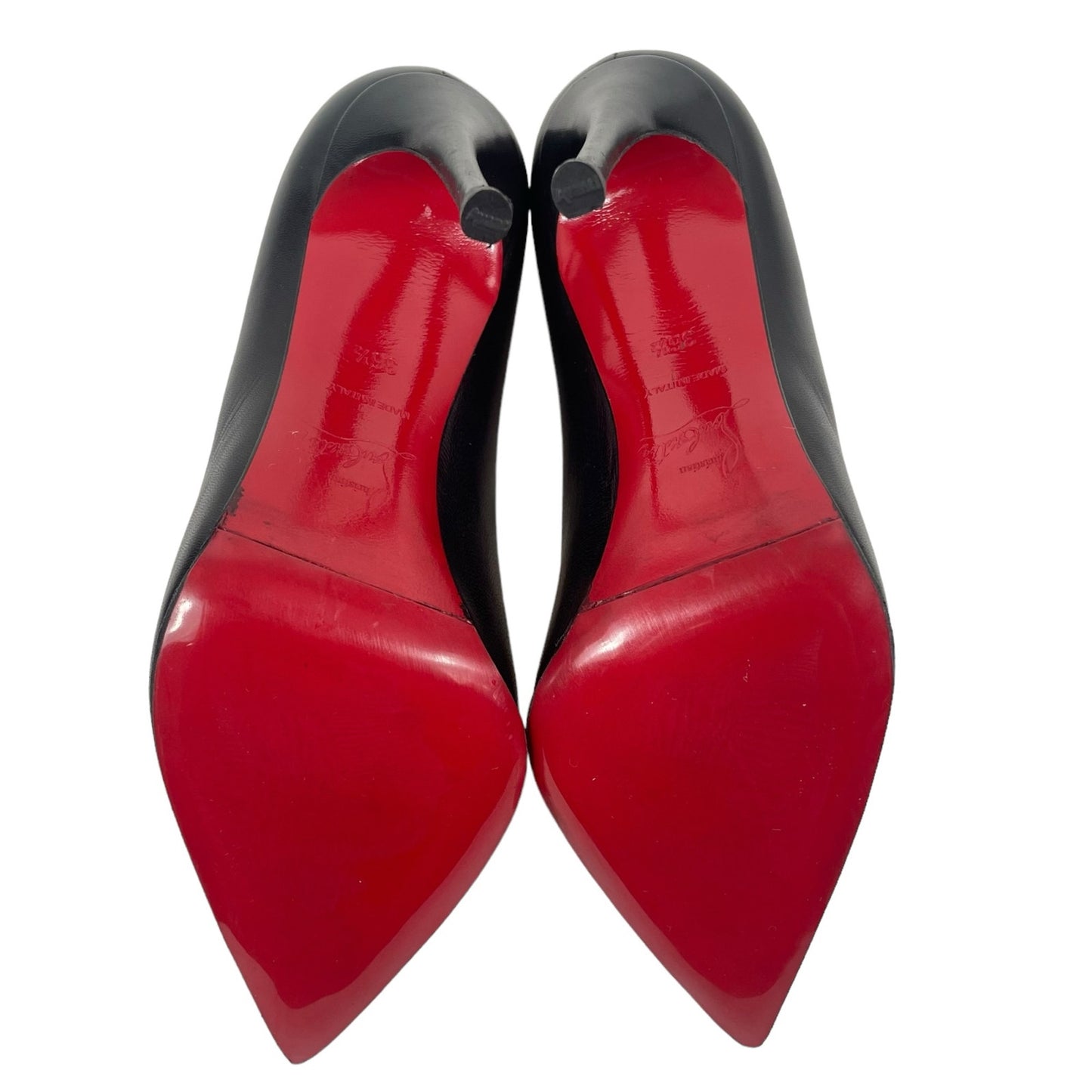 Christian Louboutin Pigalle Follies 100mm Pointed Toe Pumps Size 36.5