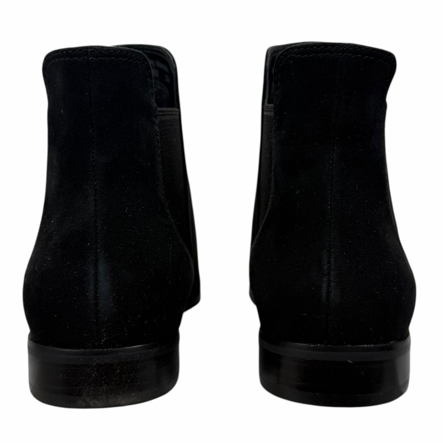 Cole Haan Hara Suede Pointed Toe Chelsea Ankle Boots Black Size 8B