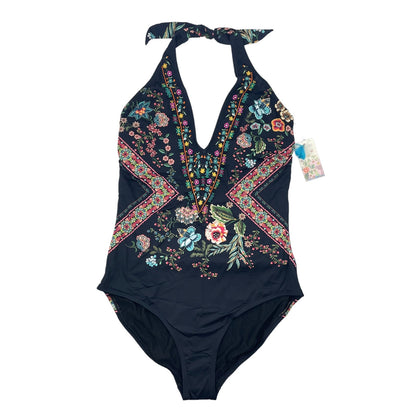 Johnny Was Ardem One Piece Swimsuit Floral Embroidered Size 3X