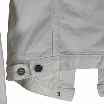 Banana Republic Classic White Denim Jacket Size XXS Petite