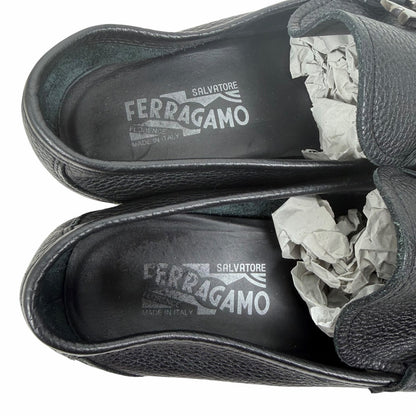 Salvatore Ferragamo Grandioso Gancini Bit Leather Loafer Black Size 10.5EE