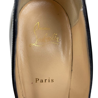 Christian Louboutin Pigalle Follies 100 Patent Leather Pump Black Size 42