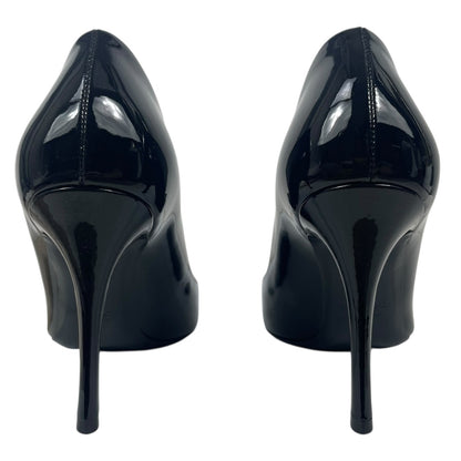 Valentino Garavani One Stud 100 Patent Leather Pumps Black Size 37