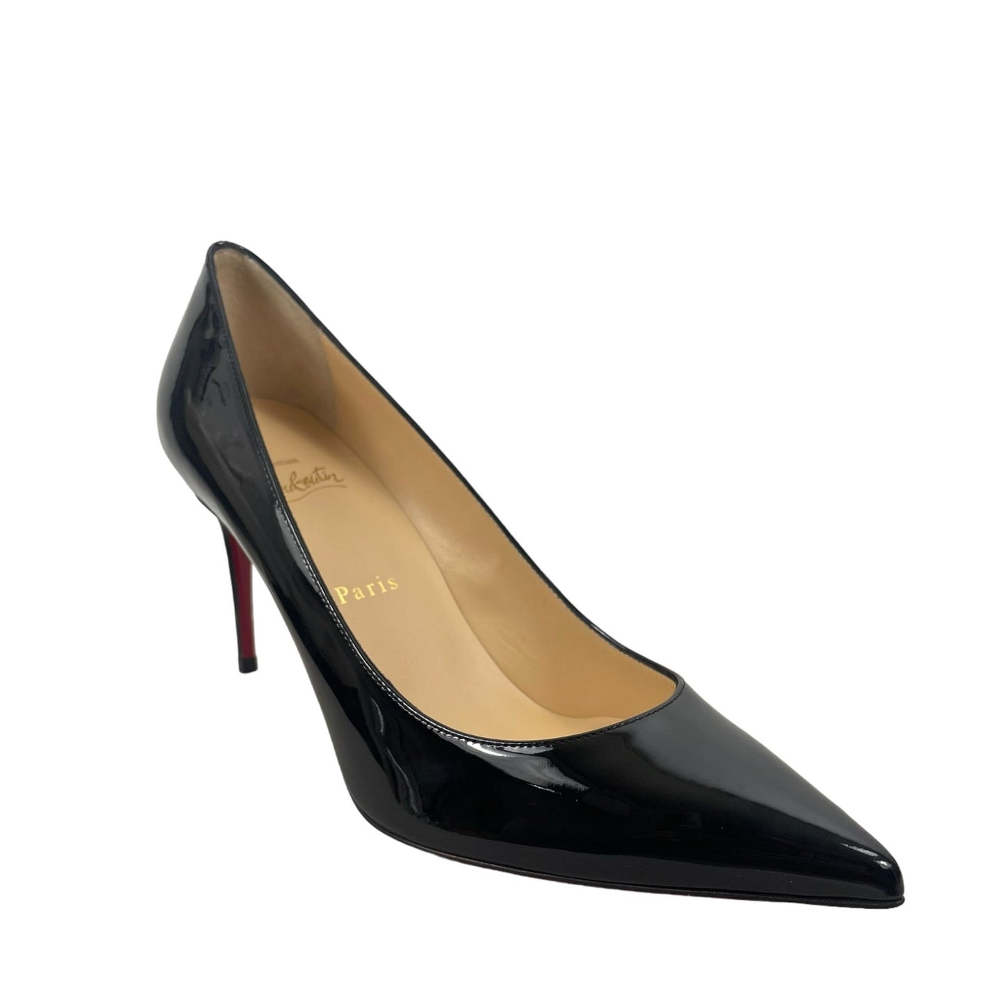 Christian Louboutin So Kate 85mm Patent Leather Pumps Black Size 38.5