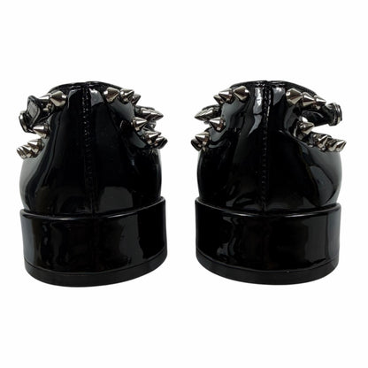 Christian Louboutin Pilouta Jane Spiked Patent Flats Black Size 36.5