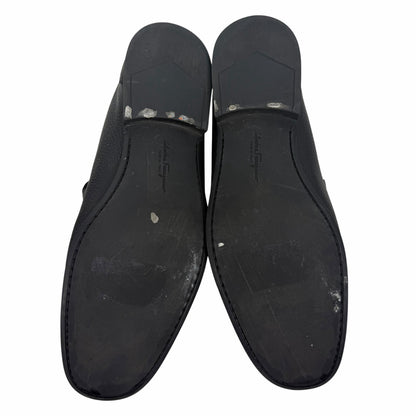 Salvatore Ferragamo Grandioso Gancini Bit Leather Loafer Black Size 10.5EE