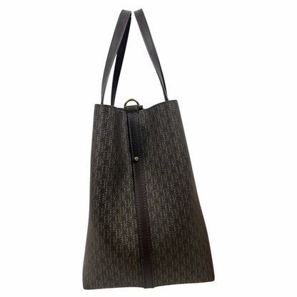 Carolina Herrera Matryoshka Locked CH Logo Medium Handbag Brown