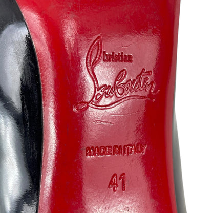 Christian Louboutin So Kate 120mm Patent Leather Pumps Black Size 41