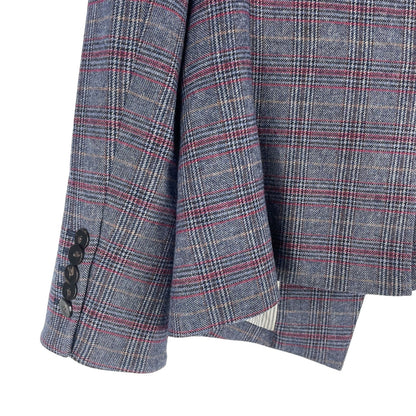 Veronica Beard Lawrence Wool Plaid Dickey Jacket Pants Set Size 12