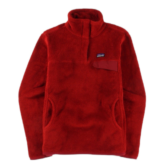 Patagonia Re-Tool Snap T Pullover Top Fleece Red Size S