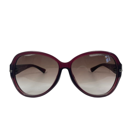 Emporio Armani 61mm Oversized Sunglasses Red Frame