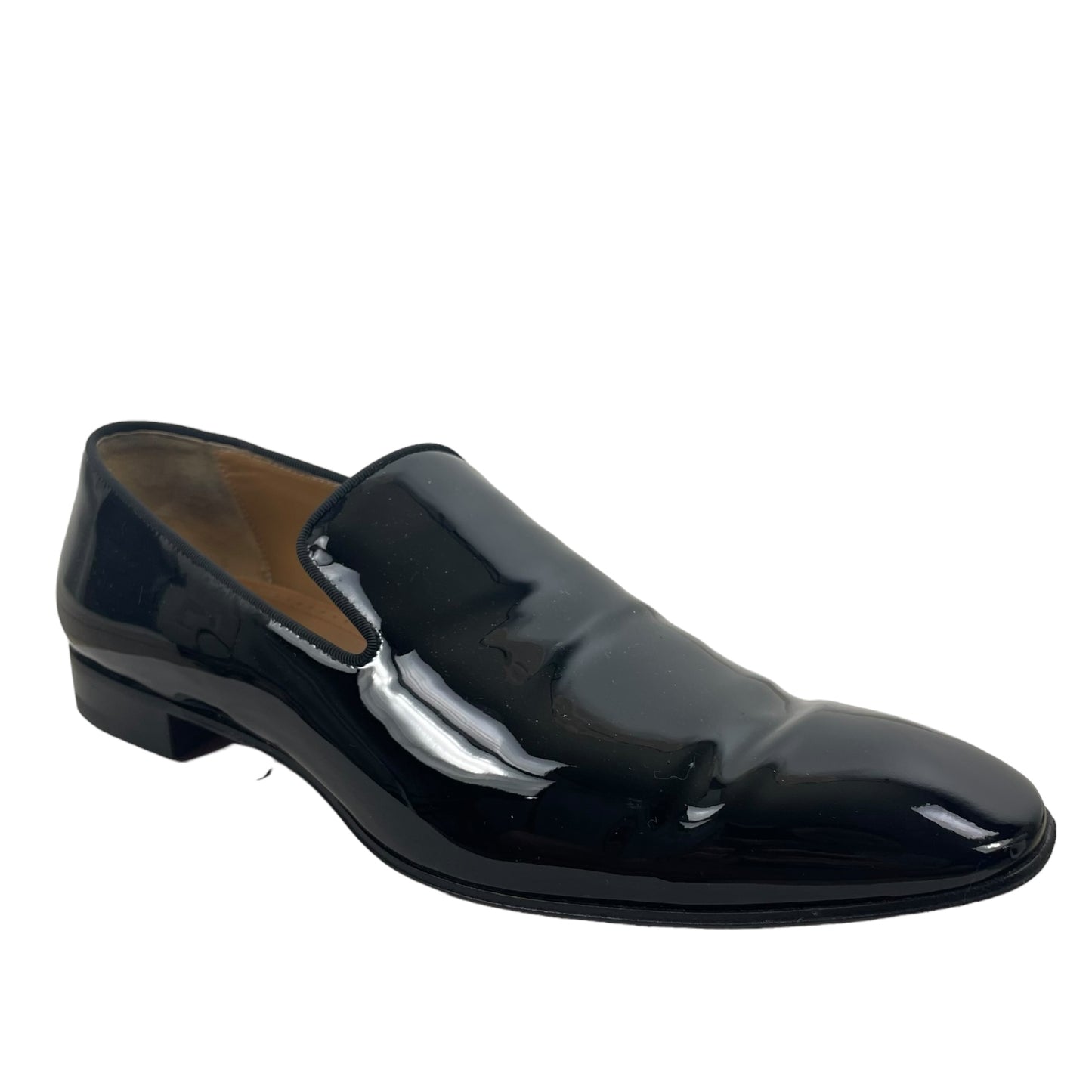 Christian Louboutin Dandelion Venetian Loafer Patent Leather Black Size 42.5