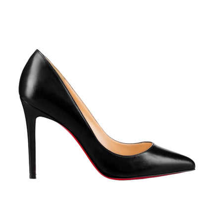 Christian Louboutin Pigalle Follies 100mm Pointed Toe Pumps Size 36.5