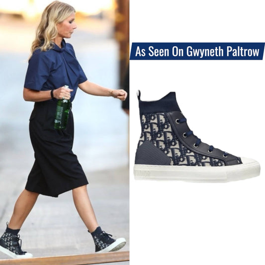 Christian Dior Walk'n'Dior Oblique Technical Sneakers Deep Blue Size 42