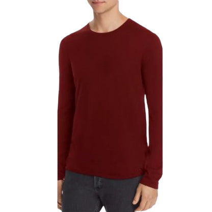 Hugo Boss San Bastio Crew Neck Sweater Silk Blend Red Size S