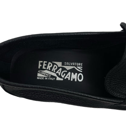 Salvatore Ferragamo Grandioso Gancini Leather Loafers Black Men Size 8.5EE