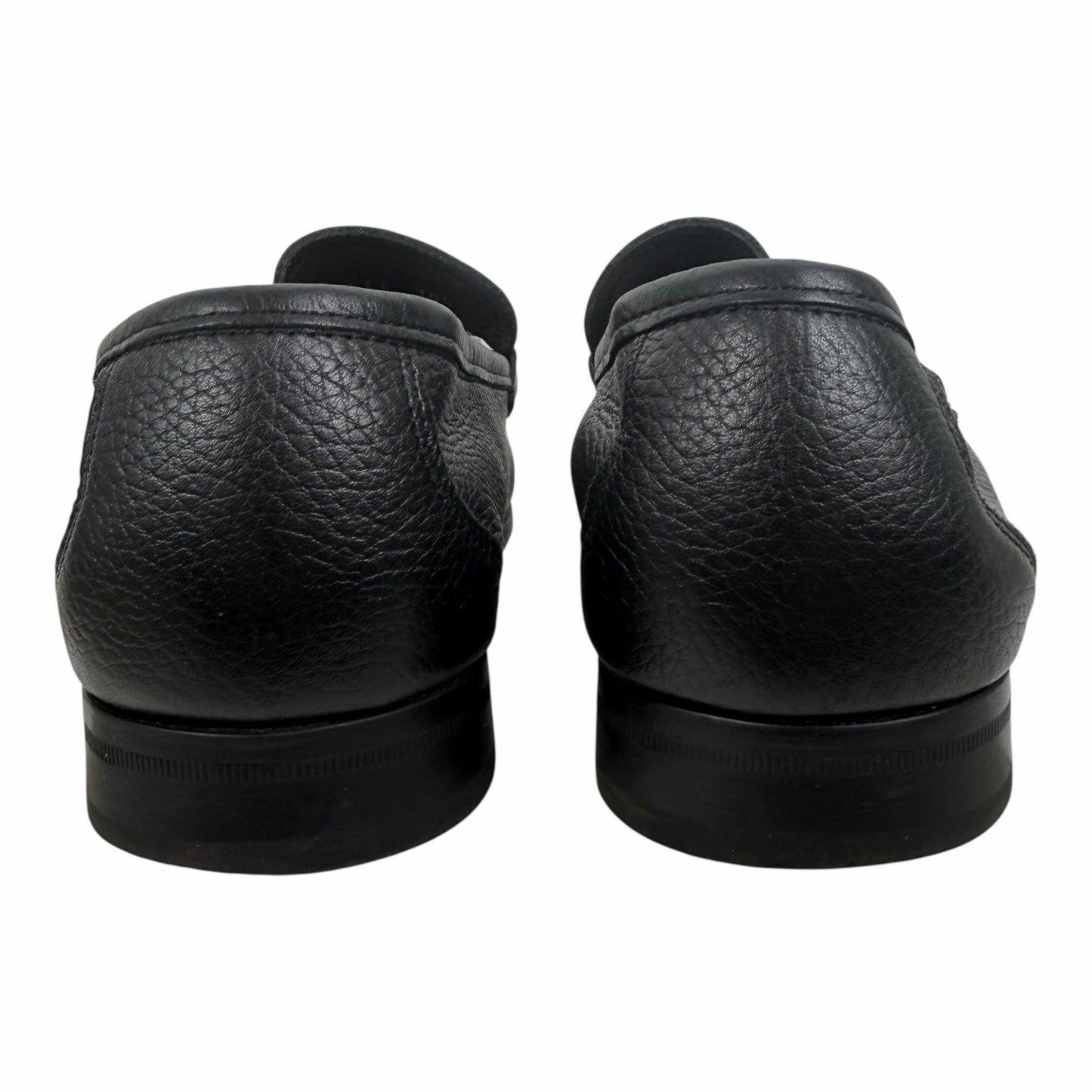 Salvatore Ferragamo Grandioso Gancini Bit Leather Loafer Black Size 10.5EE