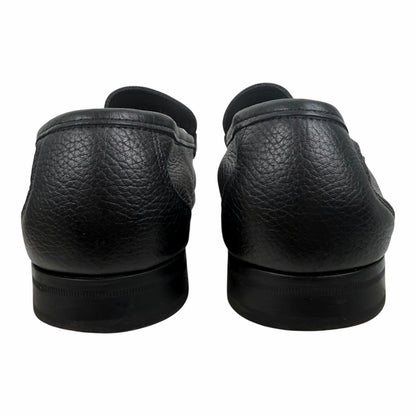 Salvatore Ferragamo Grandioso Gancini Bit Leather Loafer Black Size 10.5EE
