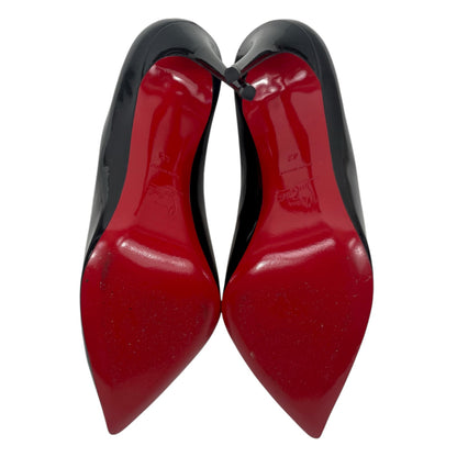 Christian Louboutin Pigalle Follies 100 Patent Leather Pump Black Size 42