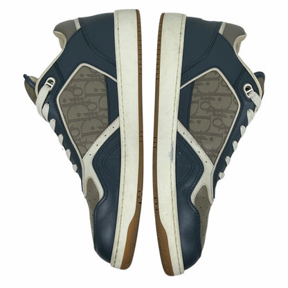 Christian Dior B27 Oblique Galaxy Low Top Sneaker Blue Gray Size 46/ Size 13