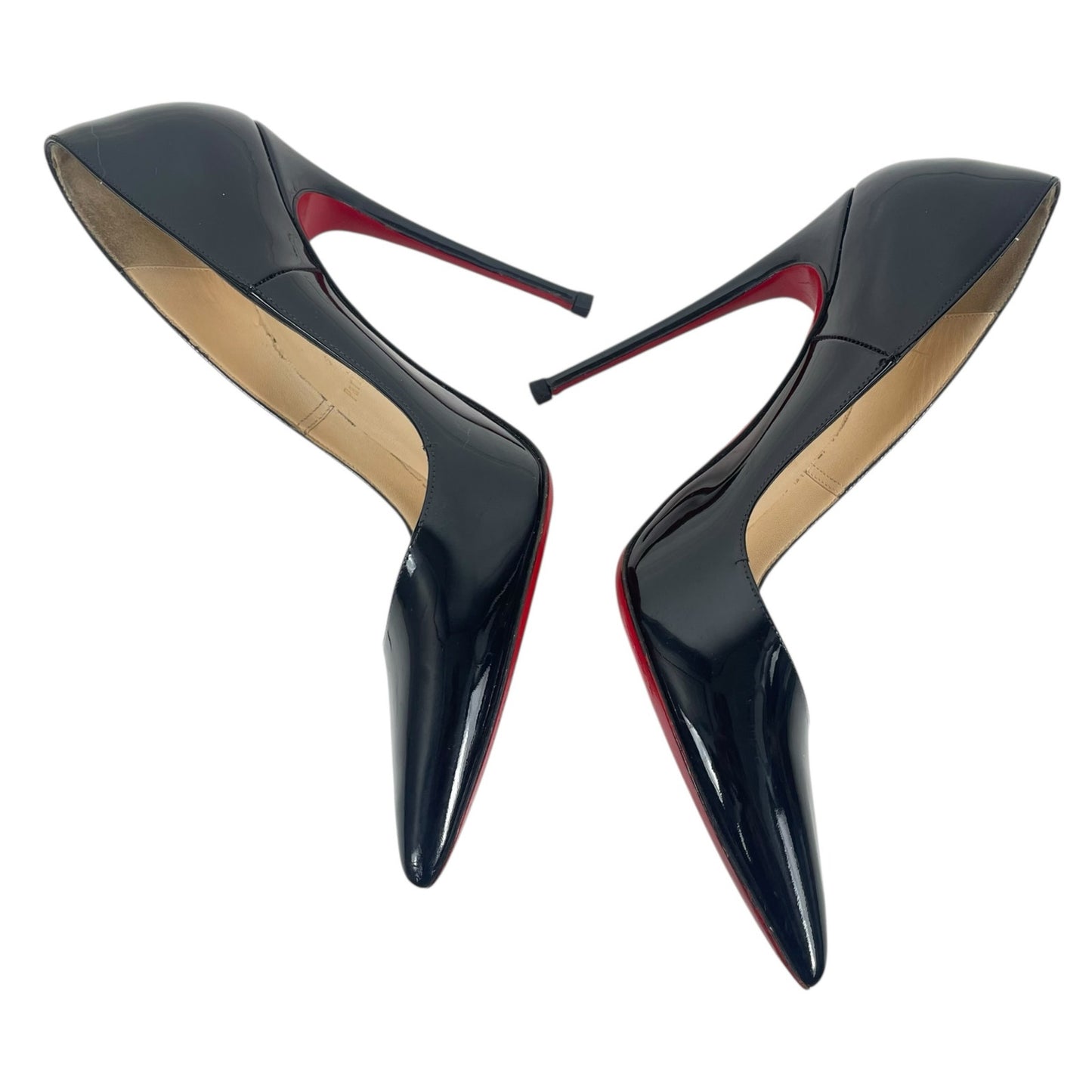 Christian Louboutin So Kate 120mm Patent Leather Pumps Black Size 39.5