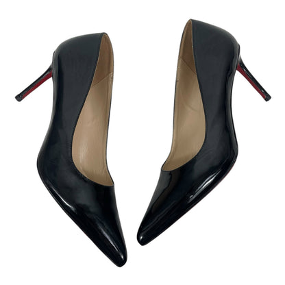 Christian Louboutin Kate 85mm Patent Leather Pump Black Size 42