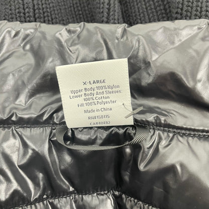 Varley Daines Padded Half Zip Jacket Pullover Sweater Black Size XL