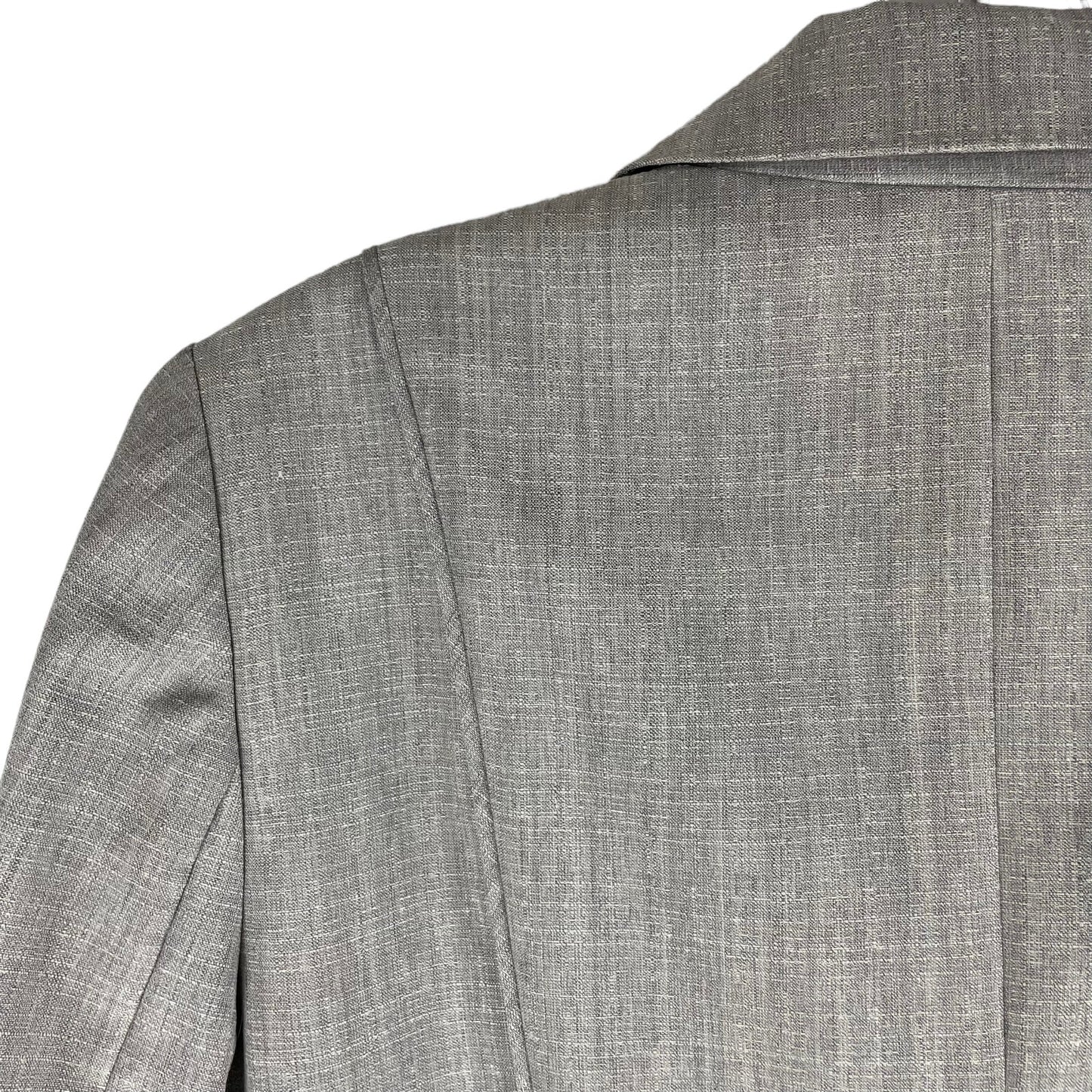 Classiques Entier Wool Blazer Jacket Suit One Button Light Gray Size 8