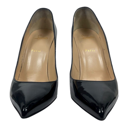 Christian Louboutin Pigalle Follies 100 Patent Leather Pump Black Size 42