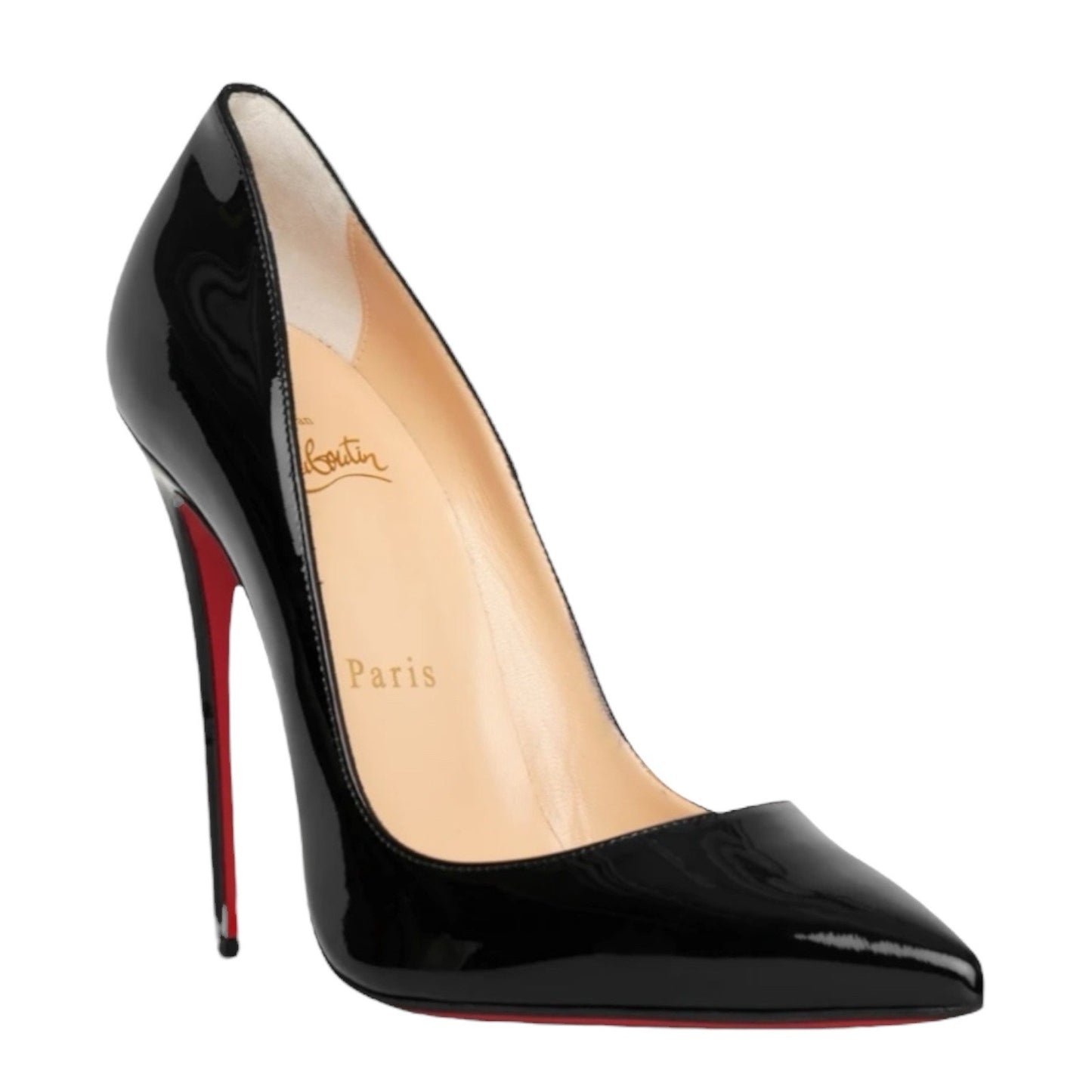 Christian Louboutin So Kate 120mm Patent Leather Pumps Black Size 39.5
