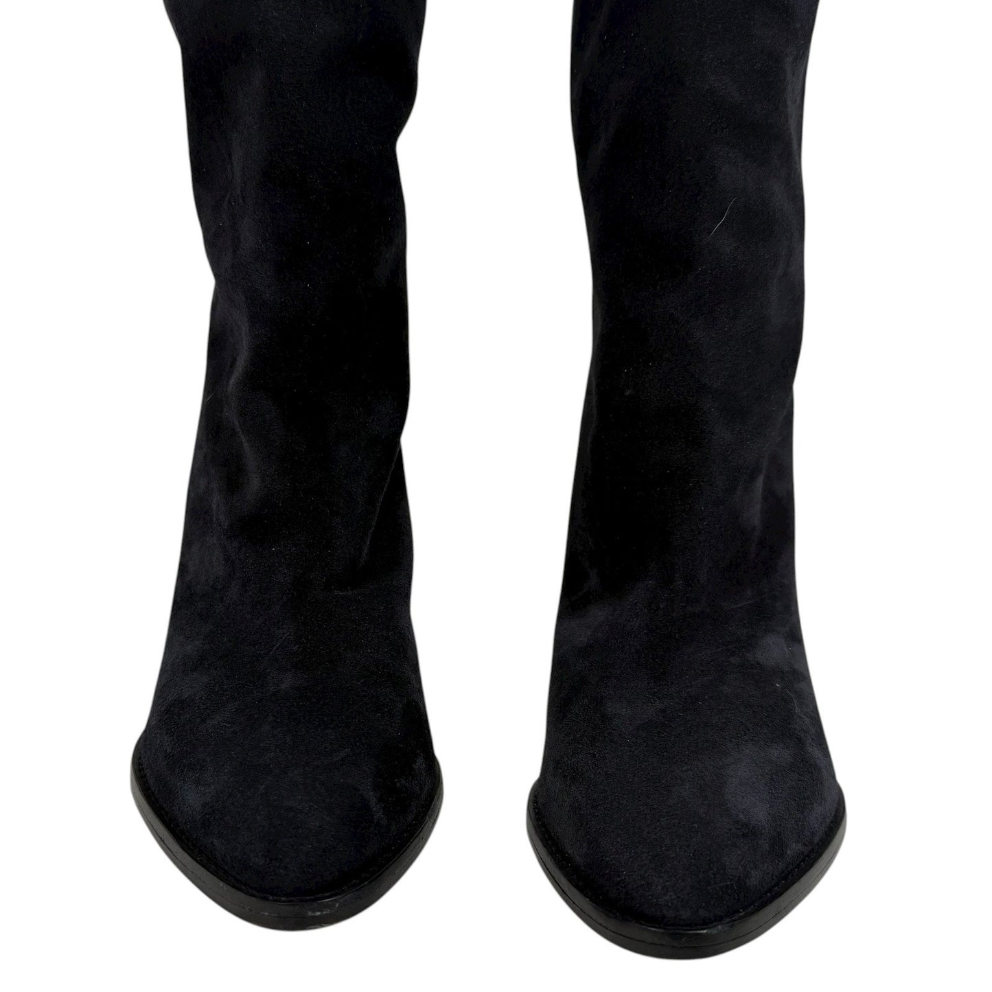 Isabel Marant Riria Suede Slouchy Tall Boots Midnight Blue Size 38