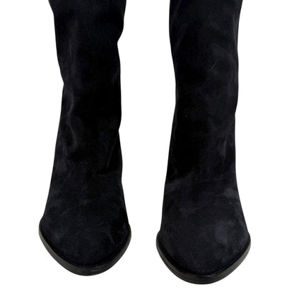 Isabel Marant Riria Suede Slouchy Tall Boots Midnight Blue Size 38