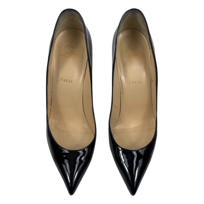 Christian Louboutin Pigalle Follies 100 Patent Leather Pump Black Size 42