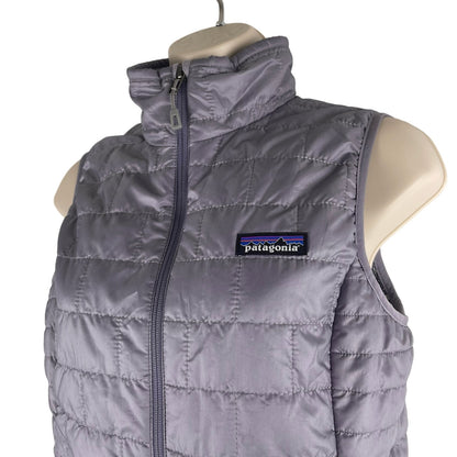 Patagonia Nano Zip Puff Vest Smokey Violet Water Resistant Size XS